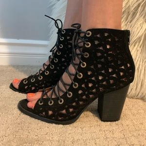 Lace up heels